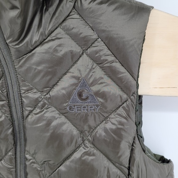 Gerry Womens Small Quilted Duck Down Vest Hooded‎ Reversible - Picture 10 of 10